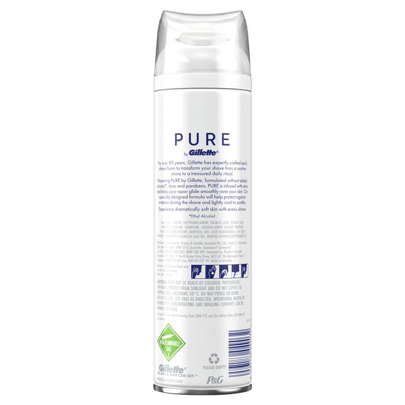 Gillette Pure Sensitive Shave Foam 245g
