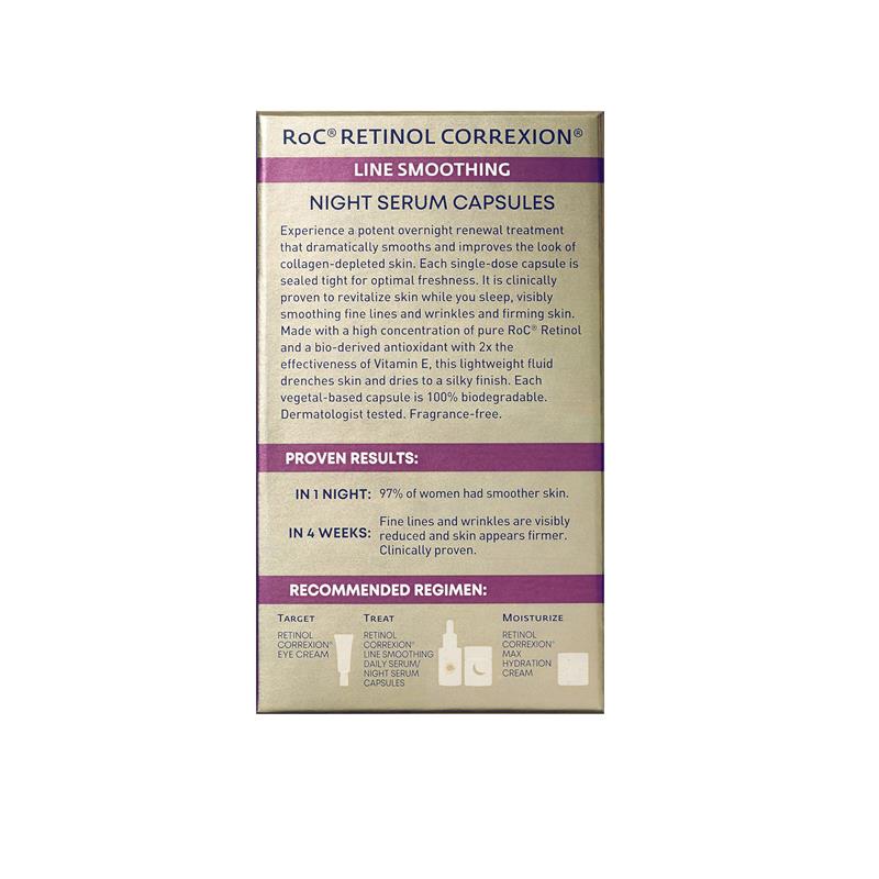 RoC Retinol Correxion Line Smoothing Night Serum 30 Capsules