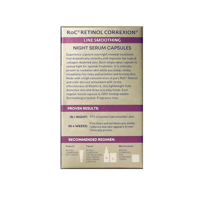 RoC Retinol Correxion Line Smoothing Night Serum 30 Capsules