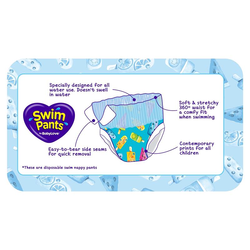 BabyLove Swim Pants Small (6-12kg) - 11 Pack for Happy Water Adventures