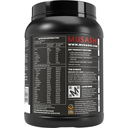 Musashi 100% Whey Protein Vanilla 900g