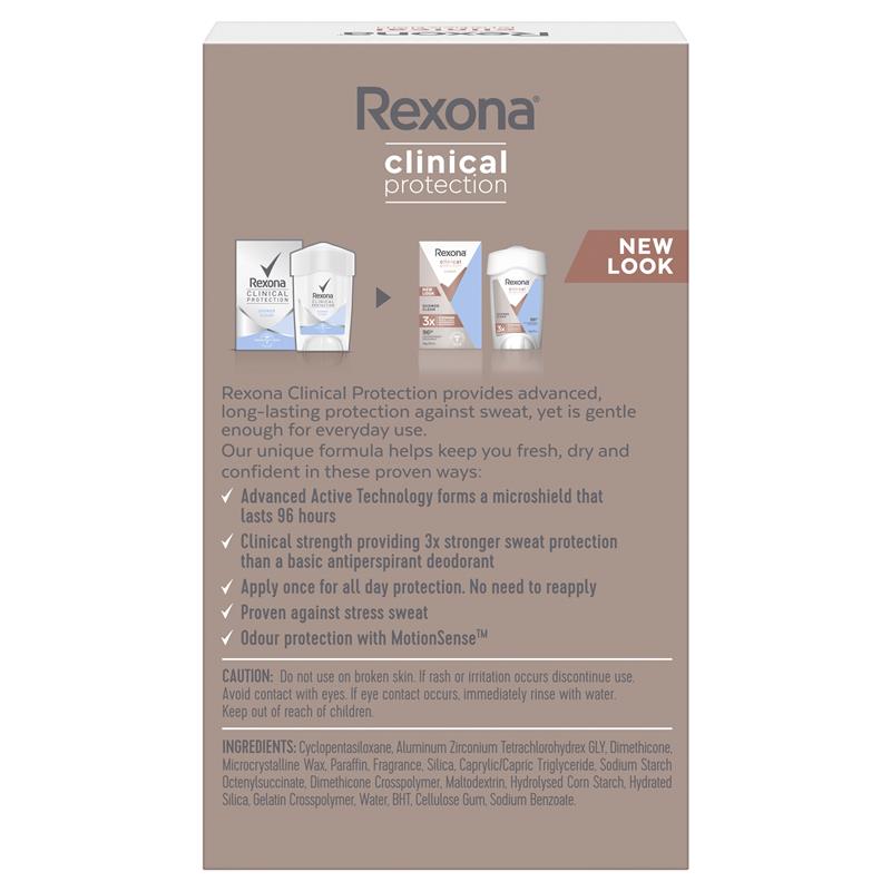 Rexona Women Clinical Shower Clean Antiperspirant Deodorant 45ml