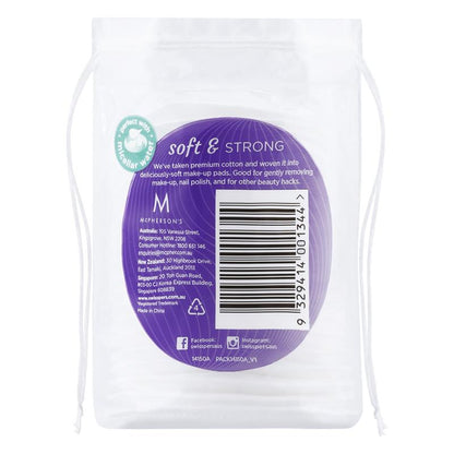Swisspers 100% Pure Cotton Makeup Pads - 20 Pack