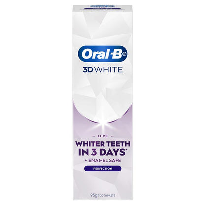 Oral-B 3D White Luxe Perfection Whitening Toothpaste 95g - Mint Flavor