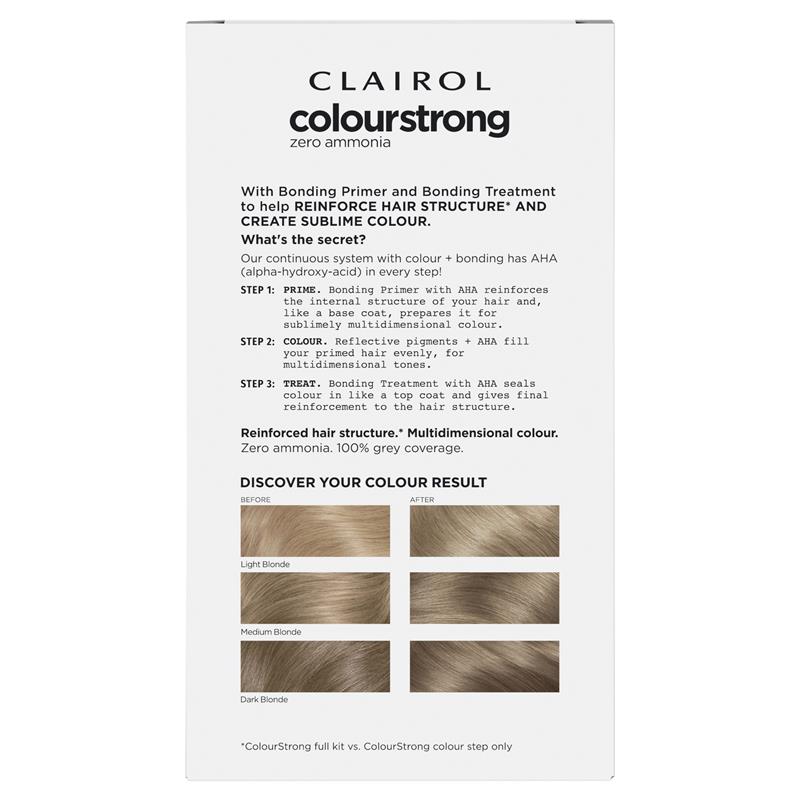 Clairol Colour Strong Kit 9.1 Light Ash Blonde - Ammonia-Free Hair Color