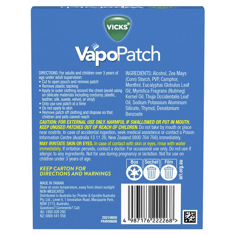 Vicks VapoPatch 5 Pack