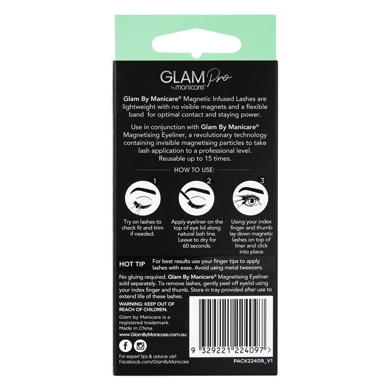Glam By Manicare Pro Magnetic Infused Jourdan Lashes Length