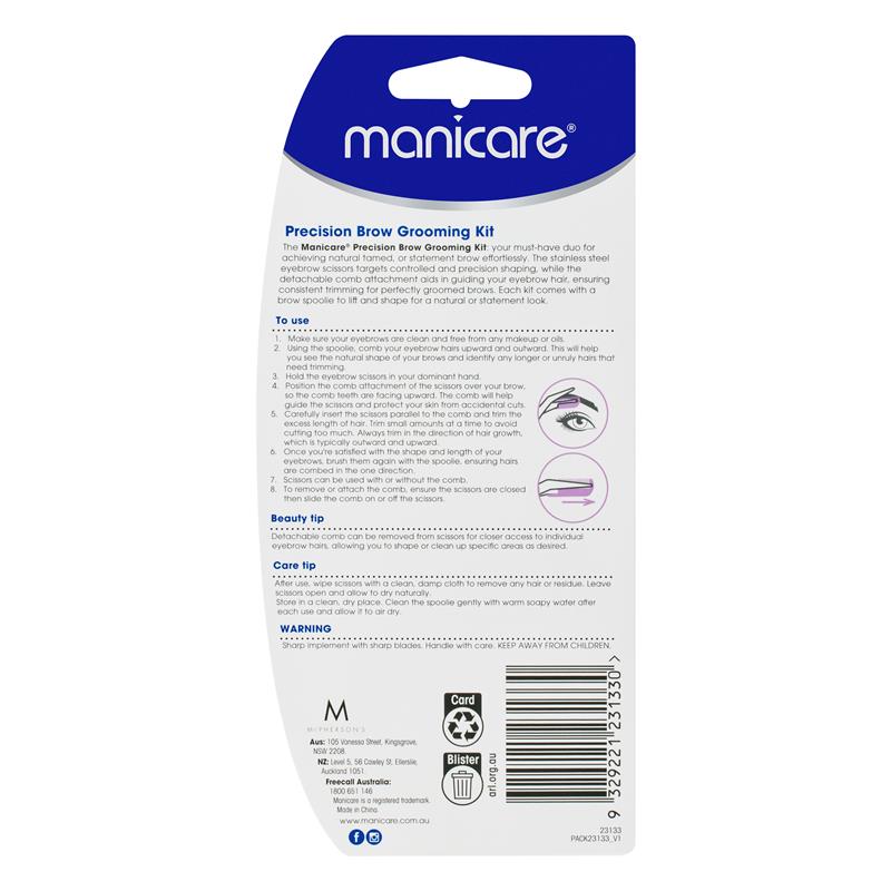 Manicare Precision Brow Grooming Kit