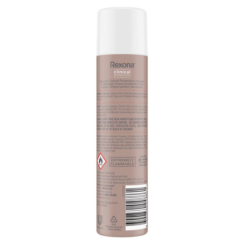 Rexona Women Clinical Antiperspirant Spray – 96H Protection, 180ml