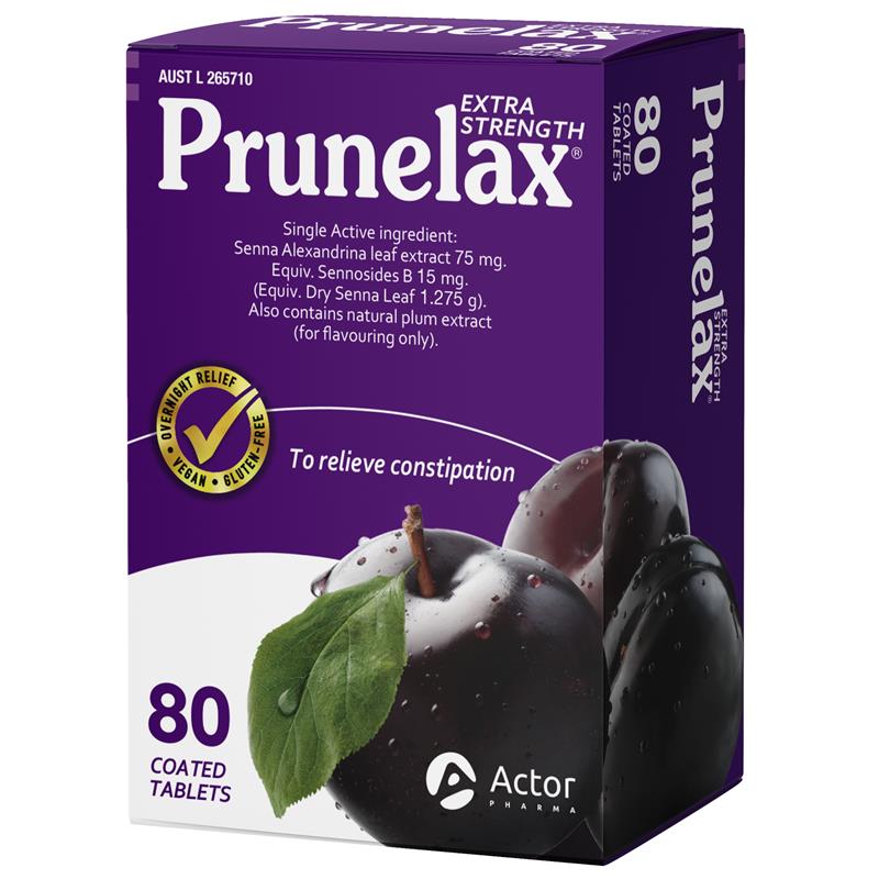 Prunelax Extra Strength Laxative Tablets 80 Count