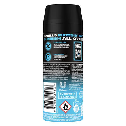 LYNX Ice Chill 165ml Deodorant Spray – 48h Fresh Mint & Lemon