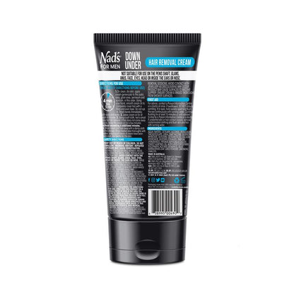 Nad's for Men Down Under Hair Removal Cream 150ml - Painless Hair Removal for Sensitive Areas