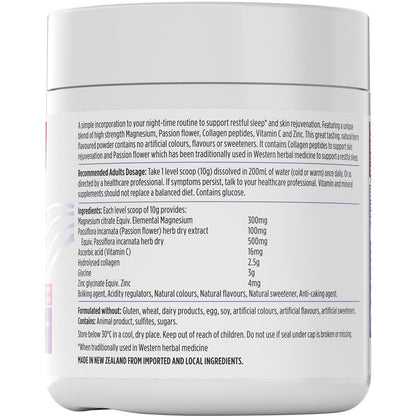 Nutra-Life Magnesium Sleep + Collagen Renew Berry Flavoured Powder 250g