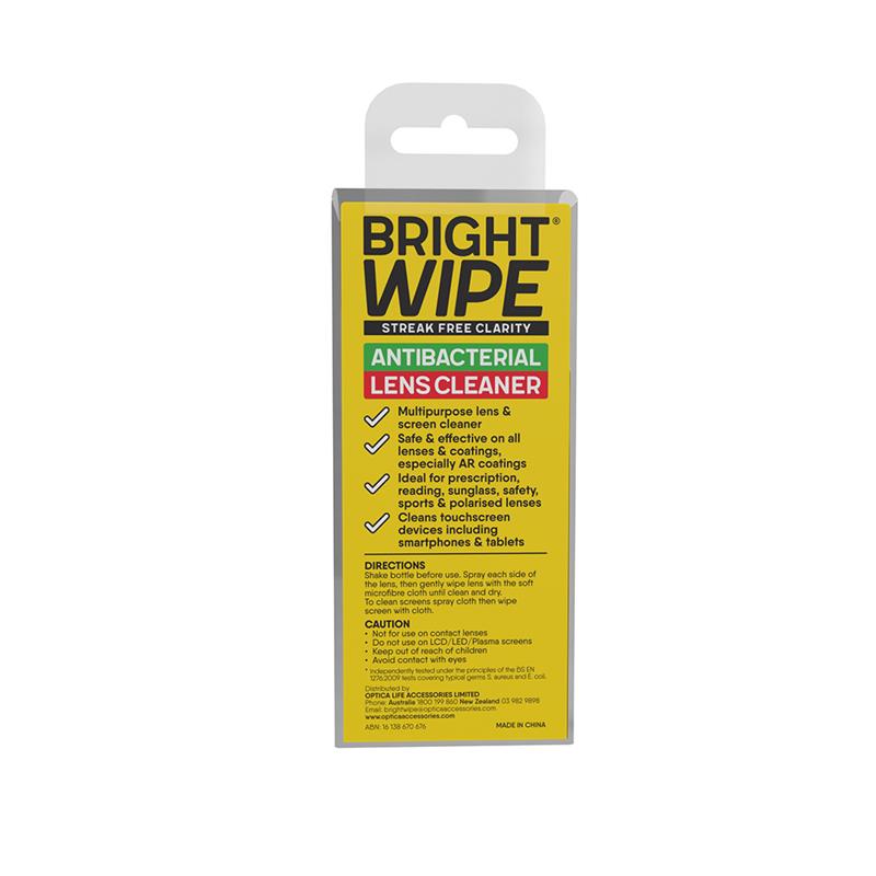 BrightWipe Antibacterial Lens Care Kit 30ml