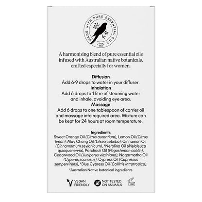 Bosisto's Native Balance Oil 15ml - Essential Oil Blend for Women