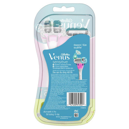 Gillette Venus Sensitive Razor - 5+1 Pack