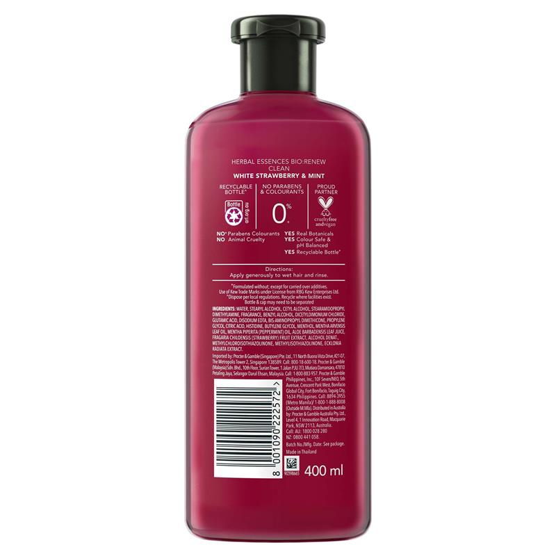 Herbal Essences Bio Renew White Strawberry & Mint Conditioner 400ml