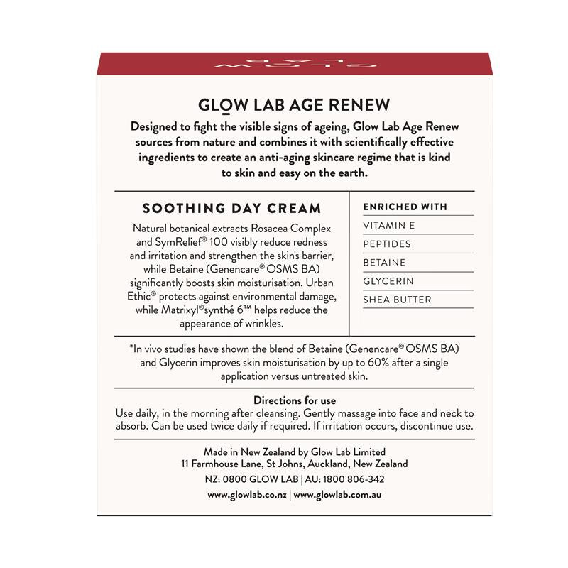 Glow Lab Age Renew Soothing Day Cream 50g