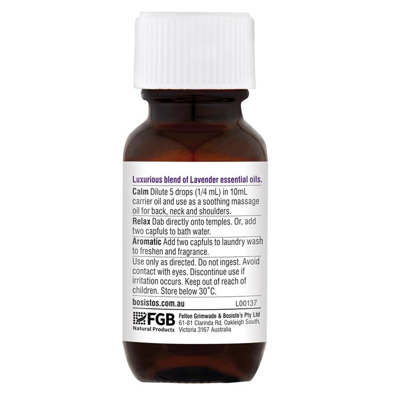 Bosisto's Lavender Oil 25ml - Natural Relaxation & Aromatherapy
