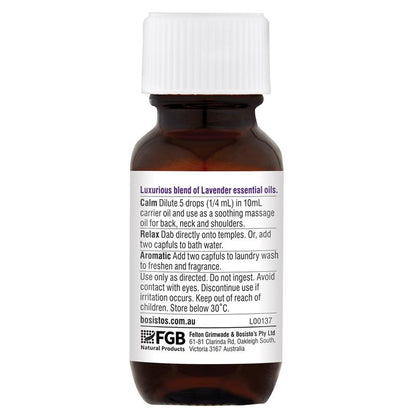 Bosisto's Lavender Oil 25ml - Natural Relaxation & Aromatherapy