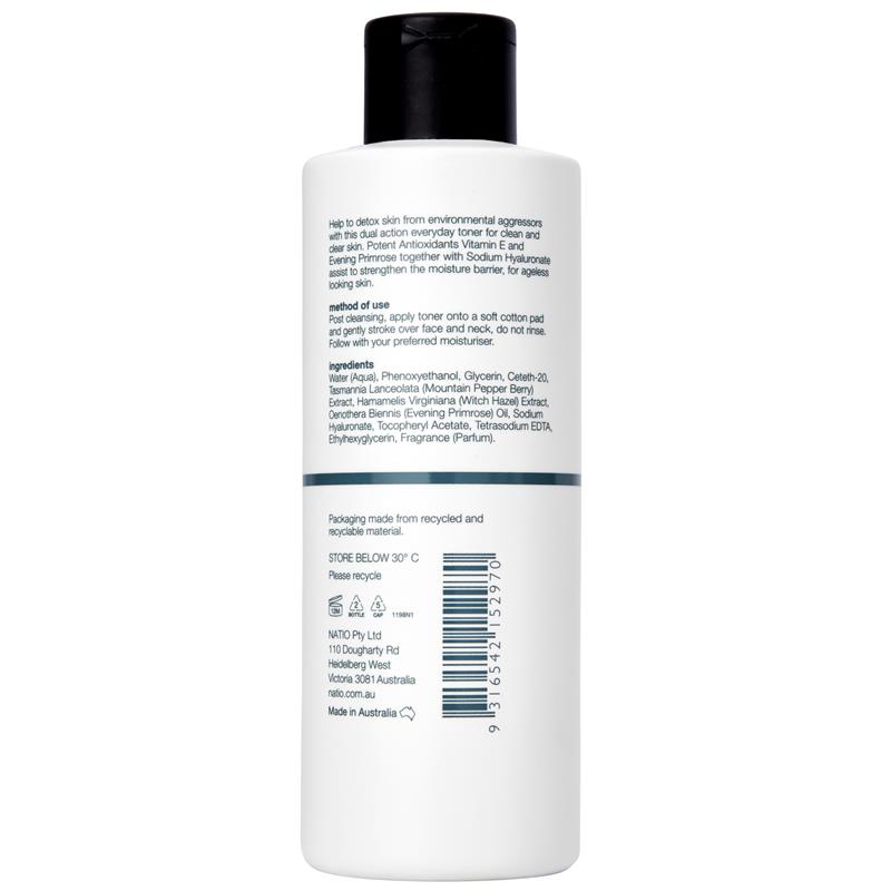 Natio Mens Plus Detoxifying Toning Tonic 200ml