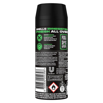LYNX Africa Men's Deodorant Spray 165ml – 48-Hour Odor Control