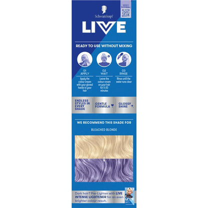 Schwarzkopf Live Colour Pastels Dusty Lavender 75ml