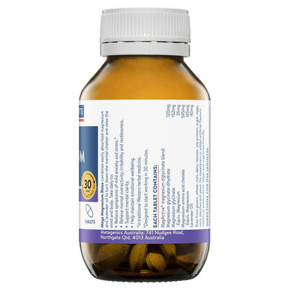 Ethical Nutrients Mega Magnesium Relax 60 Tablets