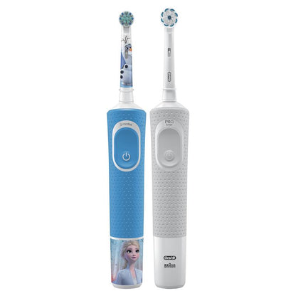 Oral B Power Toothbrush Pro 100 Frozen/Star Wars Pack - Fun and Effective Oral Care for Kids