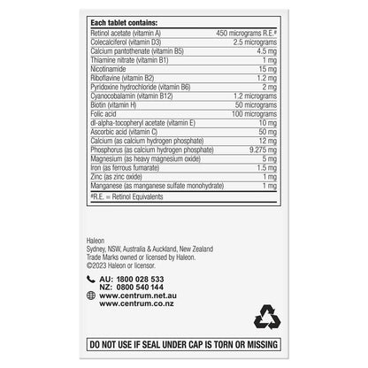 Centrum Kids Multi Vitamin 60 Strawberry Tablets