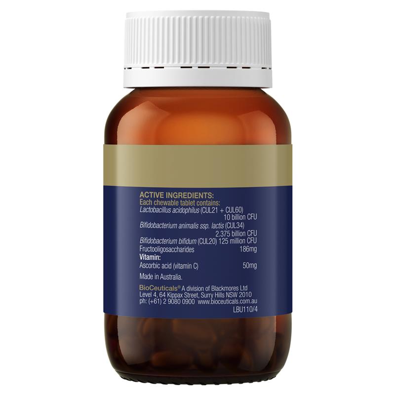 BioCeuticals UltraBiotic Immune Support For Juniors 30 Chewable Tablets