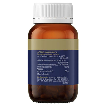 BioCeuticals UltraBiotic Immune Support For Juniors 30 Chewable Tablets