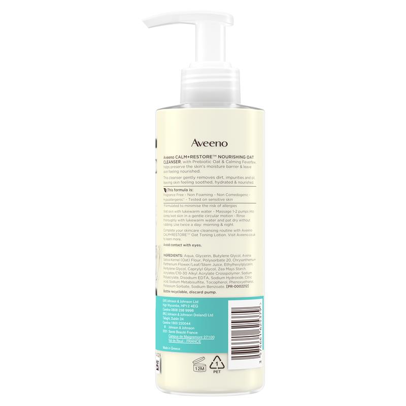 Aveeno Face Calm and Restore Nourishing Oat Cleanser - 200ml