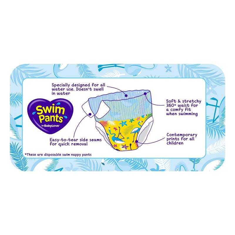 BabyLove Swim Pants Medium (9-14kg) - 10 Pack for Ultimate Comfort