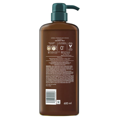 Herbal Essences Bio Renew Hydrate Coconut Milk Shampoo - 600ml