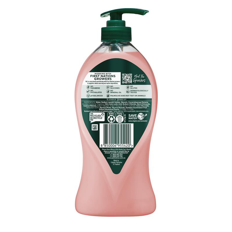 Palmolive Skin Food Body Wash Cream with Quandong Peach 750ml
