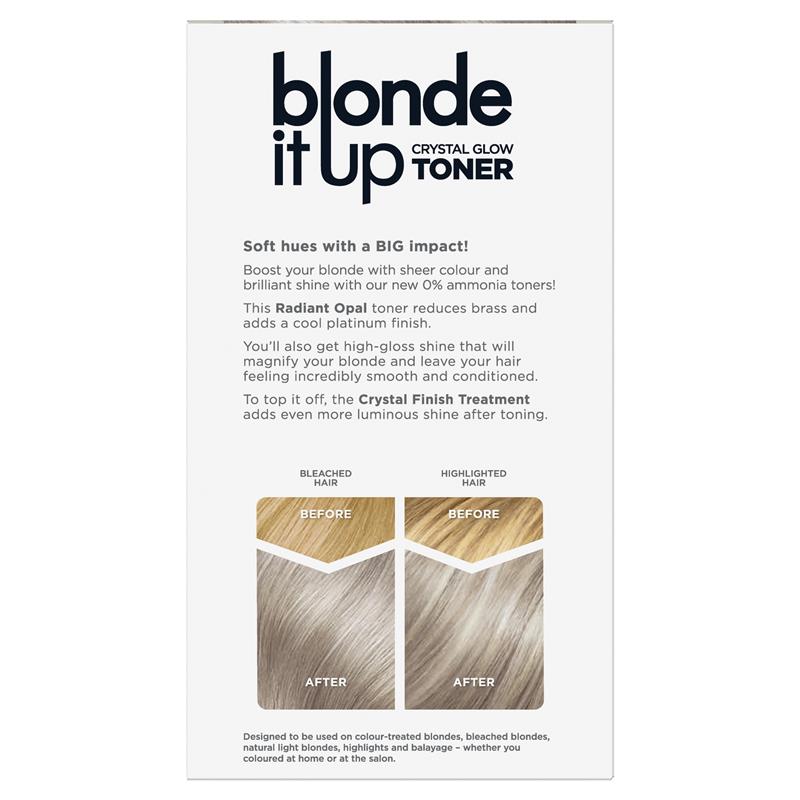 Clairol Blonde It Up Crystal Glow Semi Permanent Toner Radient Opal