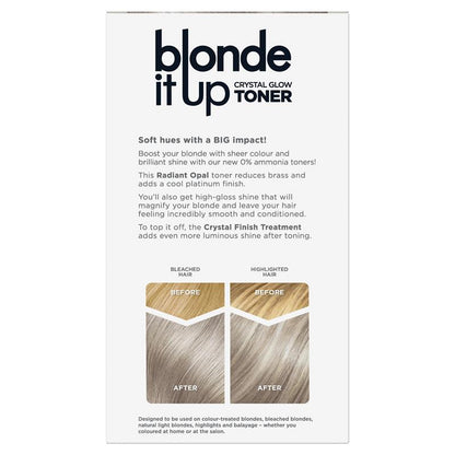 Clairol Blonde It Up Crystal Glow Semi Permanent Toner Radient Opal