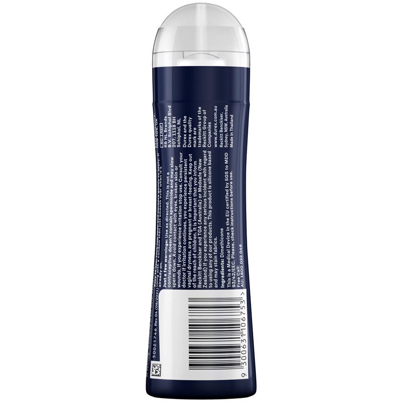 Durex Perfect Glide Silicone Intimate Lubricant - 100ml for Long-Lasting Comfort