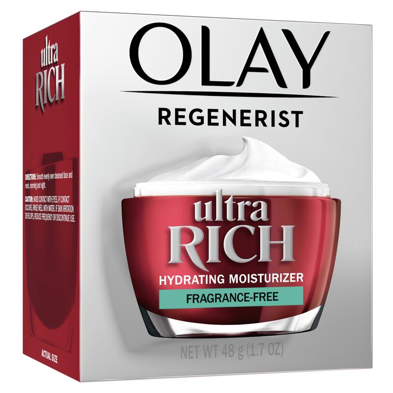 Olay Regenerist Ultra Rich Hydrating Cream Fragrance Free 48g