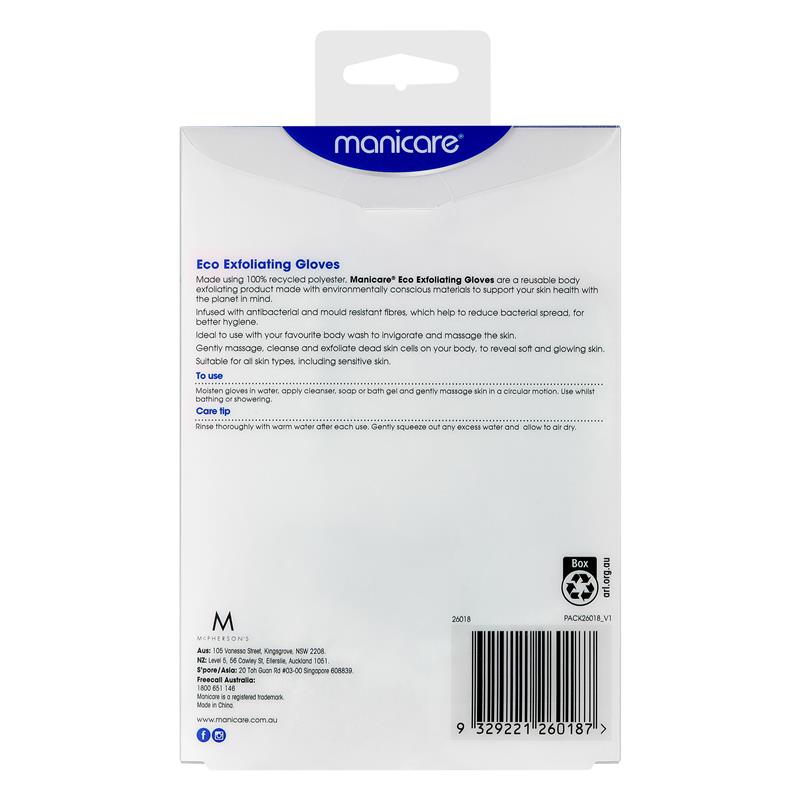 Manicare Eco Exfoliating Gloves