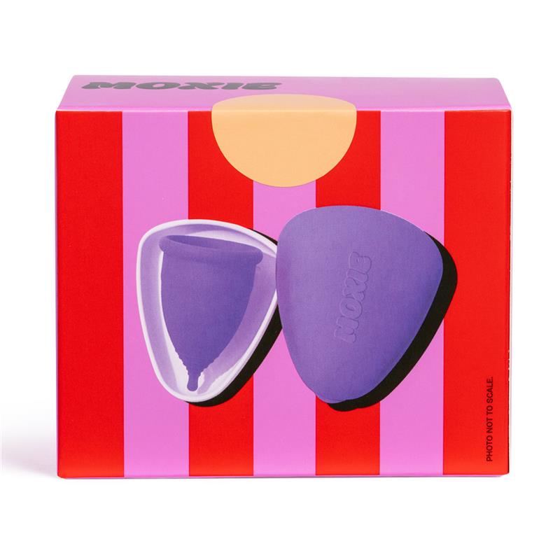 Moxie Regular Menstrual Cup with Purse-worthy Pod - Eco-Friendly & Comfortable