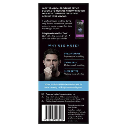 Mute Snoring Relief Small Pack