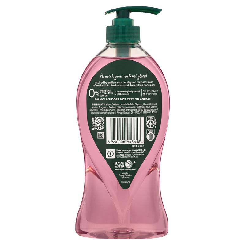 Palmolive Luminous Oils Shower Gel Coconut & Frangipani 750ml - Nourish Your Glow