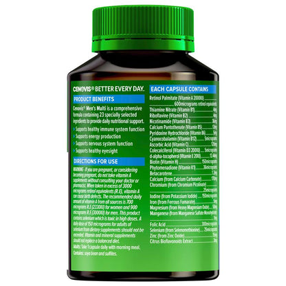 Cenovis Once Daily Mens Multi 50 Capsules