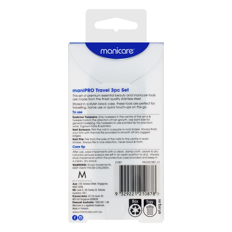 Manicare ManiPRO Travel 3pc Set