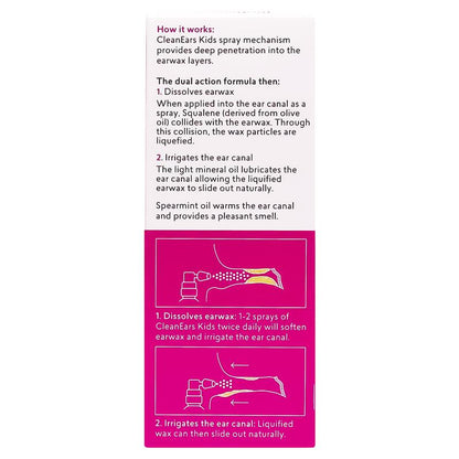 BioRevive Clean Ears Kids Spray - 30ml for Gentle Ear Care