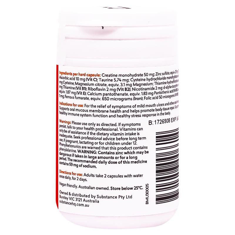 BioRevive MouthUlcer Relief - 30 Capsules for Soothing Comfort