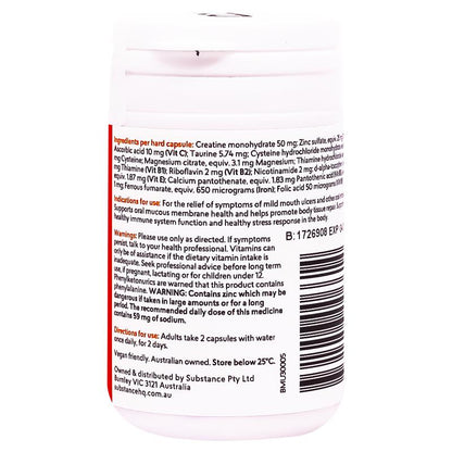 BioRevive MouthUlcer Relief - 30 Capsules for Soothing Comfort