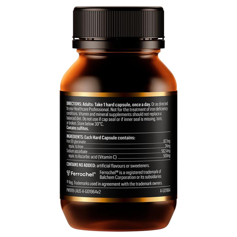 GO Healthy Iron + Vitamin C 30 Hard Capsules